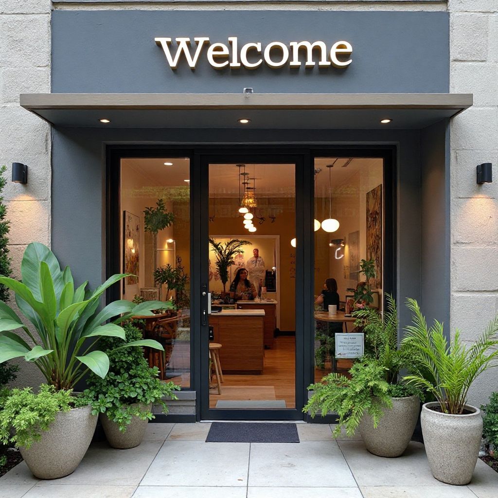 North Flow Yoga Studio Entrance